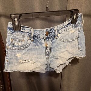 American Eagle Outfitters Light Blue Jean Shorts